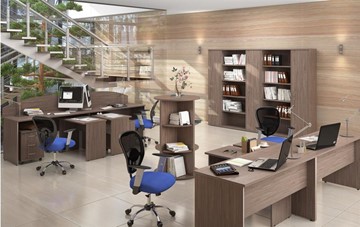 Комплект офисной мебели IMAGO три стола, 2 шкафа, стеллаж, тумба в Кирове - предосмотр 6